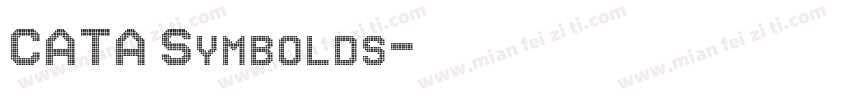 CATA Symbolds字体转换